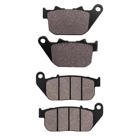 Brake Pads Front and Rear Compatible with HD Sportster 883 1200 XL883 XL883C XL883L XL883N XL1200C XL1200L XL1200N XL1200V XL1200X