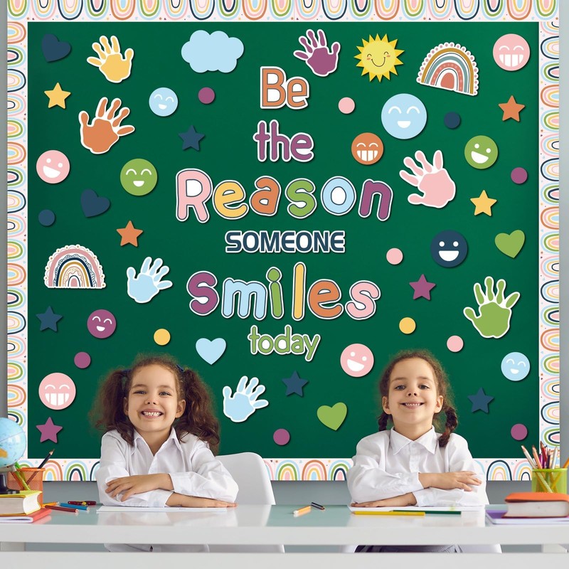 Boho Bulletin Board Set Welcome Back to School Classroom Decoration
