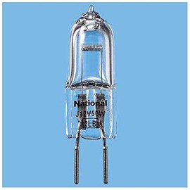 パナソニック ハロゲンランプ 12V 50W形 G6.35口金 クリア J12V50W