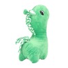 Plush Green Horse Toy Portable Mini Soft Comfortable Cute Fun