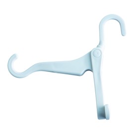 Aisen Laundry Hanger, Gray, 5.9 x 1.2 x 9.8 inches (15 x 3 x
