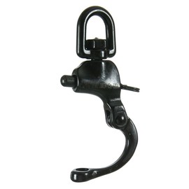 Fusion Climb Quick Release Swivel Snap Shackle, Black