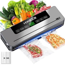 Máquina Selladora al Vacío, Sellador Automático con Un Solo Toque de Alimentos, Rápido y Eficiente Selladora al Alto Vacio 65Kpa y Sistema de Vacío Ex
