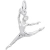Sterling Silver Ballet Dancer Charm