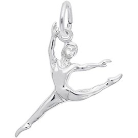 Sterling Silver Ballet Dancer Charm
