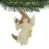 Bethany Lowe Celestial Crescent Moon Angel Ornament