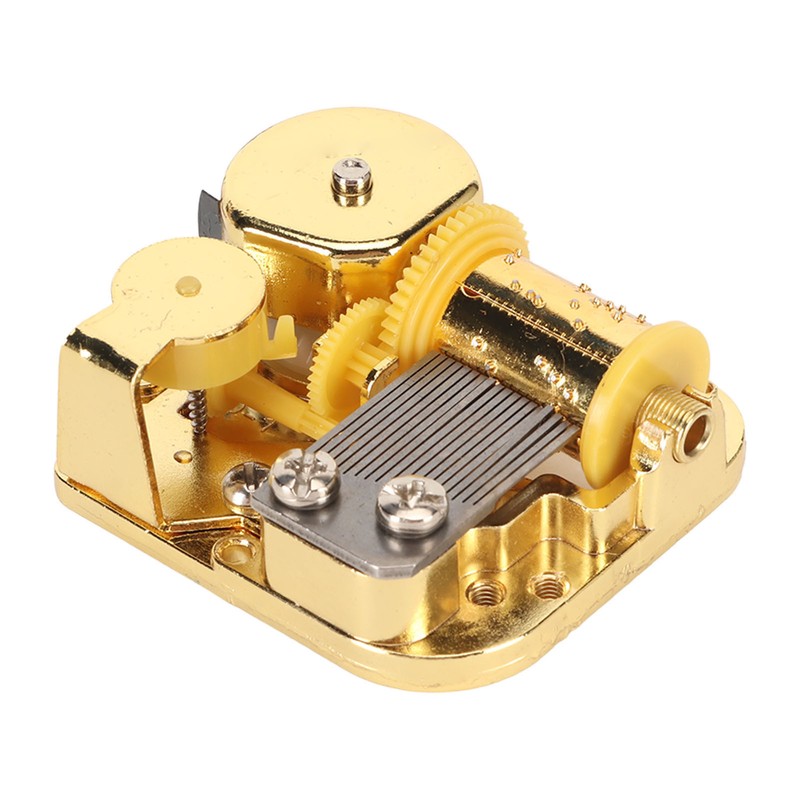 Windup Musical Movement 18 Note Pleasing Melody Alloy Easy Mounting