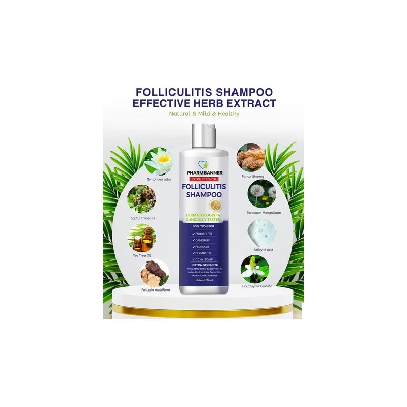 Shampoo Pharmbanner Para Foliculitis 250 Ml