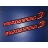Set Of Two (2) MazdaSpeed3 Embroidered Patches 9”x 2” Mazda