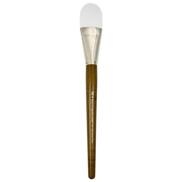 Royal & Langnickel, Jumbo Brush, Stiff White Taklon, Filbert 50,