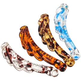 FRCOLOR 4pcs Boys and Girls Banana Hair Clips Curly Hair Products Small Banana Clip for Women Girls