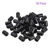 DMiotech 50 Pack 3/8" ID Black Screw Thread Protectors Rubber