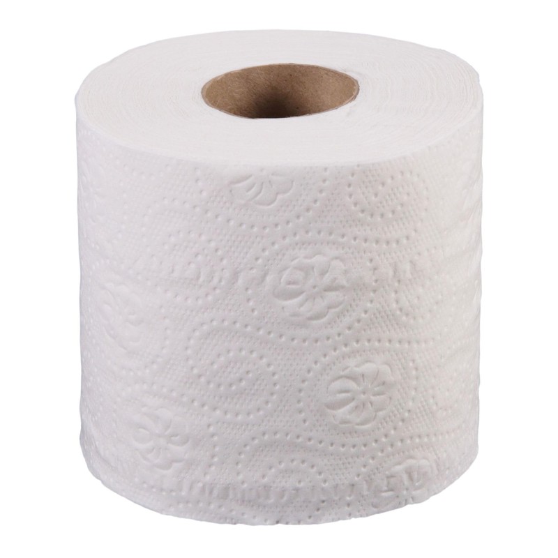 Windsoft Facial Quality Toilet Tissue, 2-Ply, Single Roll (Case of