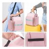 Maletín De Maquillaje Rosa Con 4 Bolsas Organizadoras