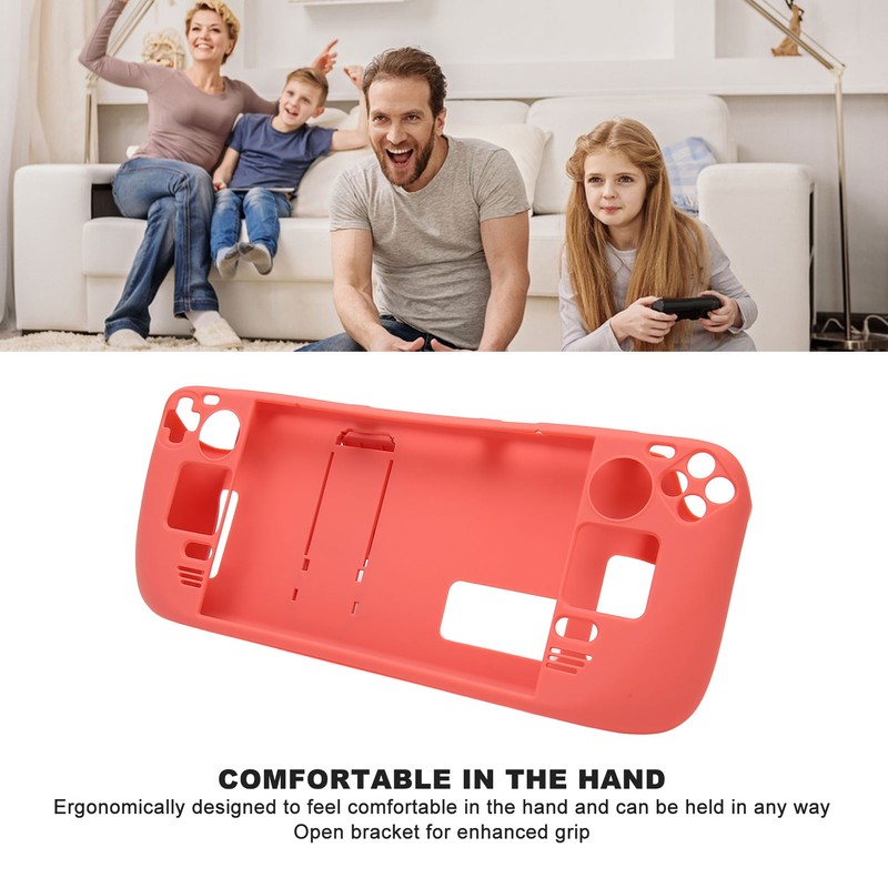 Kickstand Case for Steam Deck Hands Free Full Protection Fingerprint
