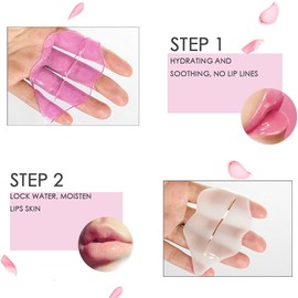 Máscara de labios colágeno cristal para mujeres esencia anti-edad parche contra arrugas película cuidado labial hidratante reparador suavizante bloqueador agua iluminador