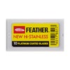 200 Feather Razor Blades NEW Hi-stainless Double Edge