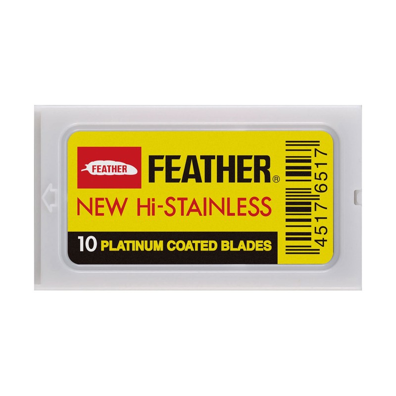 200 Feather Razor Blades NEW Hi-stainless Double Edge