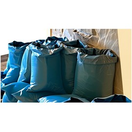 EQUIP247UK - BLUE Heavy Duty Rubble Sacks/Bags Builders 20"X 30" 30KG+ (10)