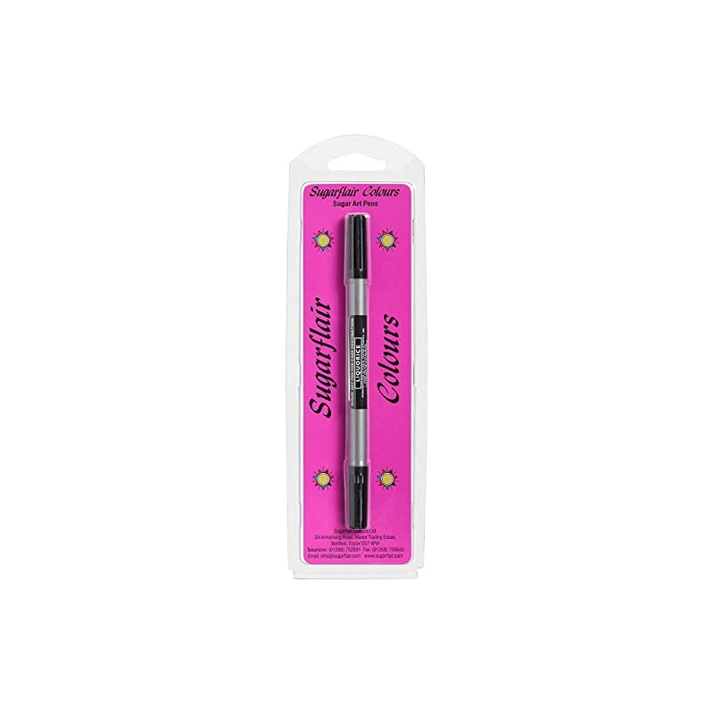 Sugarcraft Sugarflair Colour Sugar Art Pen Liquorice Black