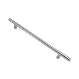 VIBE 19mm Guardsman Pull Handle 400mm (300mm Centre) on Satin Stainless Steel Guardsman (T Bar) Pull Handle on Satin Stainless Steel for Internal Doors