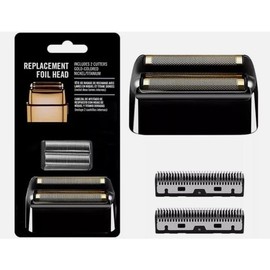 BY MIA Replacement Foil & Cutter Set | for BaByliss Pro FX 01/02 Shavers Black| Professional Cutting (Black)