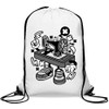 Cartoon Style Old Mechanic Sewing Machine Gym Sack Casual Drawstring