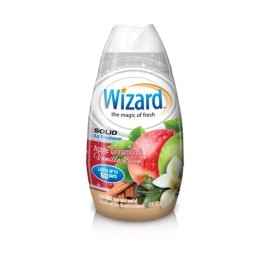 Wizard Solid Air Freshener 7.8oz, Apple Cinnamon & Vanilla, Pack of 2