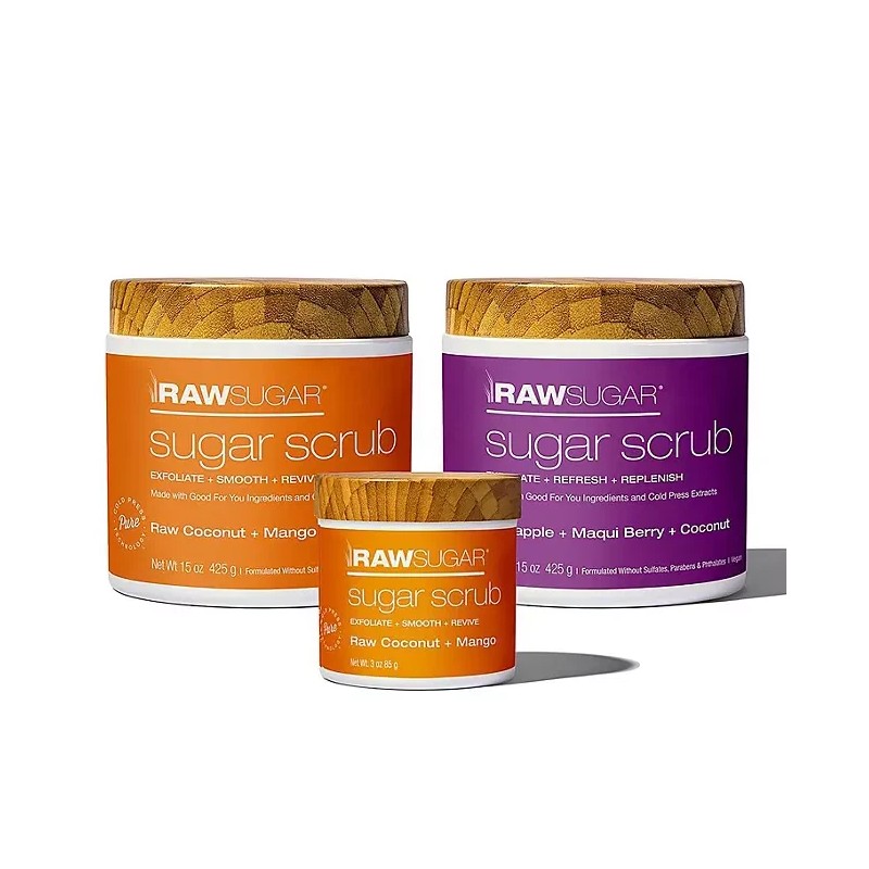 Sugar Raw Sugar Sugar Scrub Set