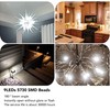 5Pcs LED Light Bulb 9 Beads 6000K White Light 180°