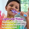 GUM Crayola Kids Light-Up Timer Manual Toothbrush, Soft Bristles with