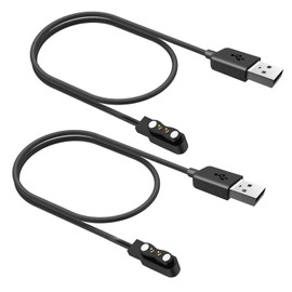 WalkerFit Universal Smartwatch Charging Cable, Universal Smart Watch Magnetic Accessories for Smartwatch/Fitness Tracker, Compatible Pin Spacing 2.5mm-3mm, Pack of 2