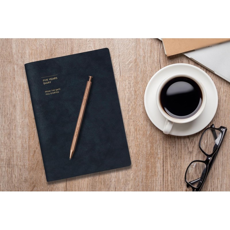 MARK'STYLE 3-Year Journal – Undated Mindful Diary for 3 Years