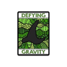The Coloring Project - Defying Gravity Stickers - Set of 10 Stickers Inspired by Wicked - Quality, die-Cut, Bubble Free Vinyl (2.98" x 4")