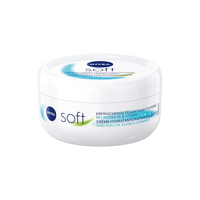 NIVEA Soft erfrischende Feuchtigkeitscreme (1.7 fl oz), pflegende Soft Creme
