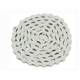 Lowrider YBN Chain 1/2x1/8x112 White.for Bicycle Chain, Bike Chain, Bikes, Beach Cruiser, Chopper, limos, Stretch, BMX, Track Fixie Bicycles
