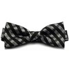 [8] Striped Bow Tie with Polka Dots, I / Black