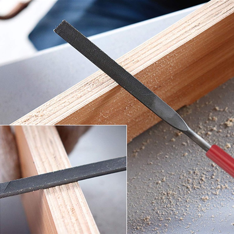 10Pcs Needle File Set- Hardened Alloy Steel, Mini Set Includes