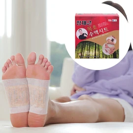 Jaegeun Jang Grass Sap Sheet Soles Calf Waist Foot Patch Fever Home Shopping, 2 Boxes / 장재근 목초수액시트 발바닥 종아리 허리 풋패치 발열 홈쇼핑, 2박스