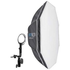 Westcott Rapid Box Switch Octa-S with Round Head Speedlite Insert - Portable Photography Studio and On Location Octabox Softbox Bundle