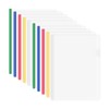 A4 Sliding Bar Binder, Pack of 10 Transparent Sliding Folders,