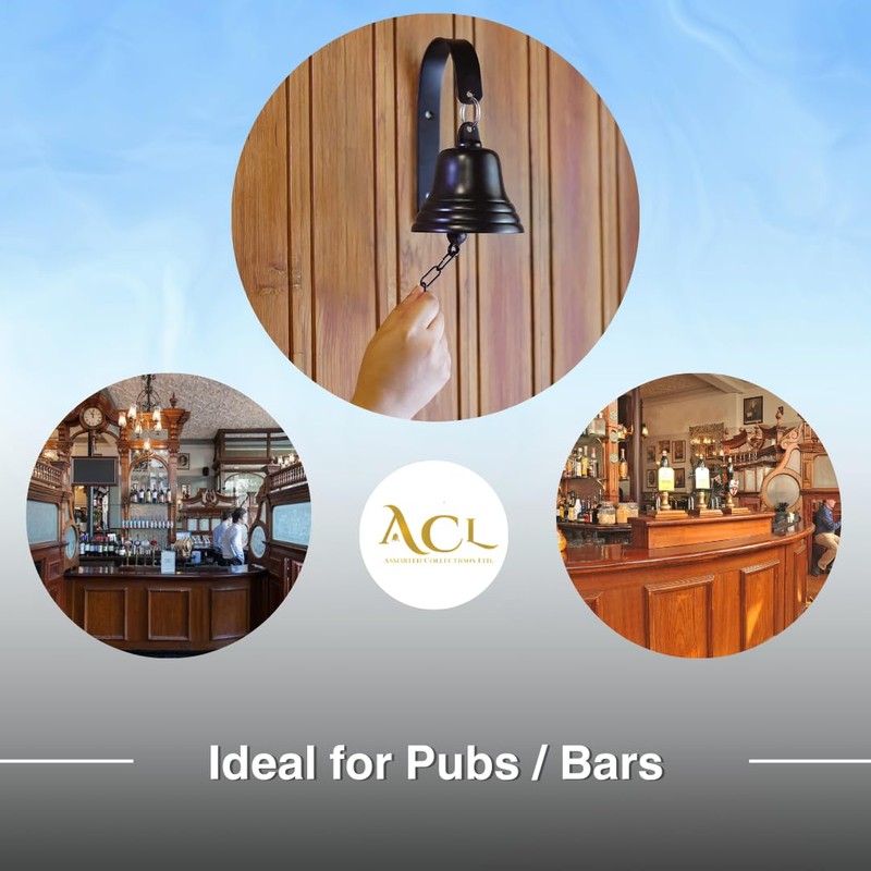 ACL Bar Accessories for Home Pub Hand Bell – Wall