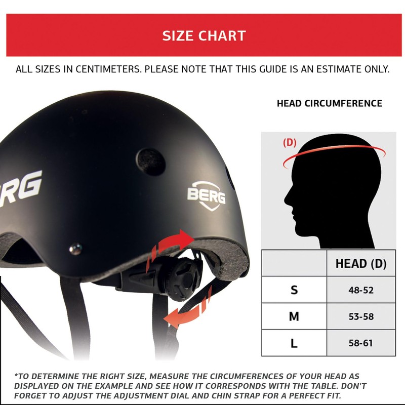 BERG Unisex-Baby Helmet, Black, S
