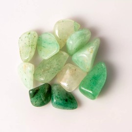 25g Tumbled Green Aventurine Gemstone Crystals 8-15 Stones Gem Rock Specimens