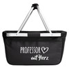 Huuraa Einkaufskorb Professor mit Herz Geschenk 20 Liter Black Professor