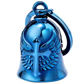 Motorcycle Bell - Motorcycle Bell Hanger ,Biker Bells Protect The Rider Motorcycle Accessories (Black motuorcycle)