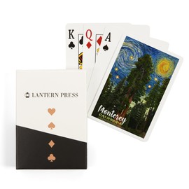 Lantern Press Monterey, California, Starry Night National Park Series (52 Playing Cards, Poker Size Card Deck with Jokers)