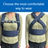 WoodyKnows Side Sleeping Bag with and Chest Strap, Sleep Position