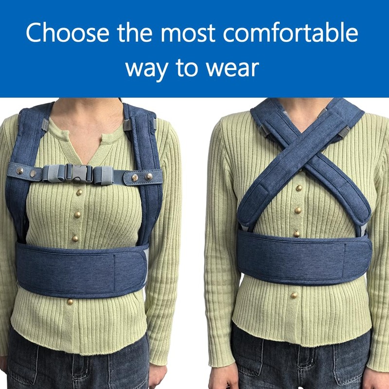 WoodyKnows Side Sleeping Bag with and Chest Strap, Sleep Position