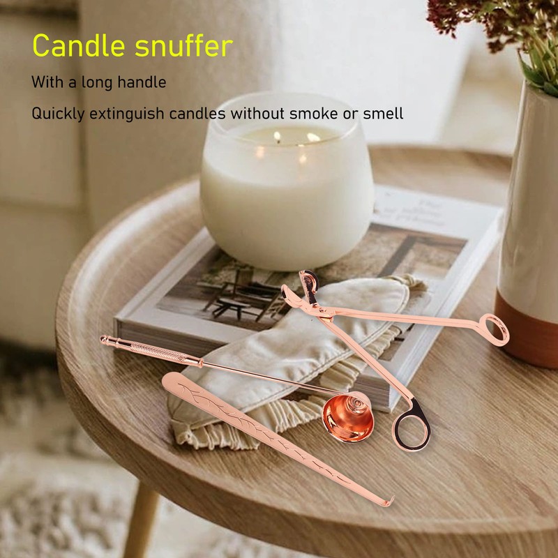 3pcs Candle Wick Trimmer Set Wick Trimmer Candle Snuffer Wick